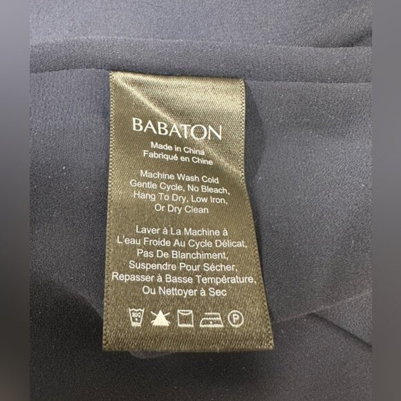 Babaton Blue Floral Embroidered Elegant Slip Dress - Picture 6 of 6